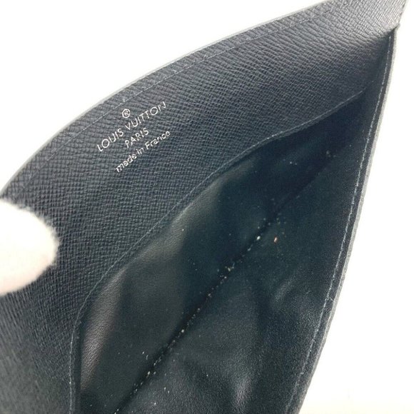 Authentic LOUIS VUITTON DamierGraphite Fashion Accessories Card Case Black - Picture 8 of 10